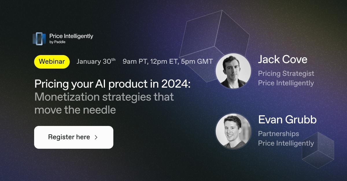 Pricing your AI product